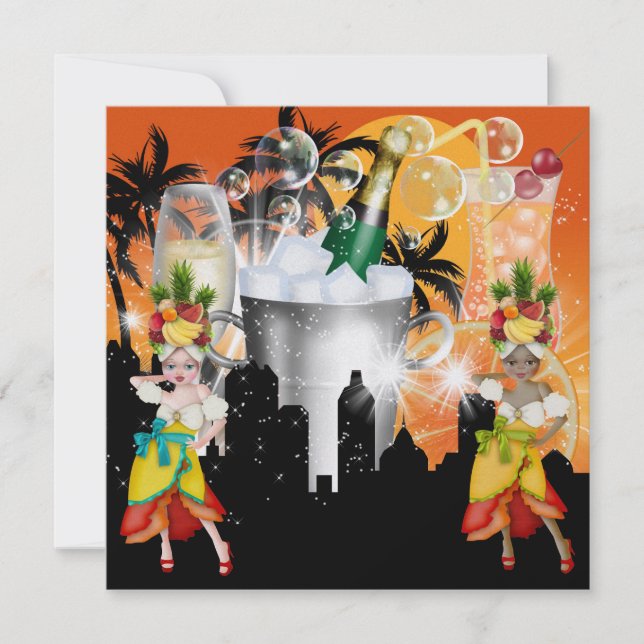 Party in Style Bright Lights - SRF Invitation (Front)