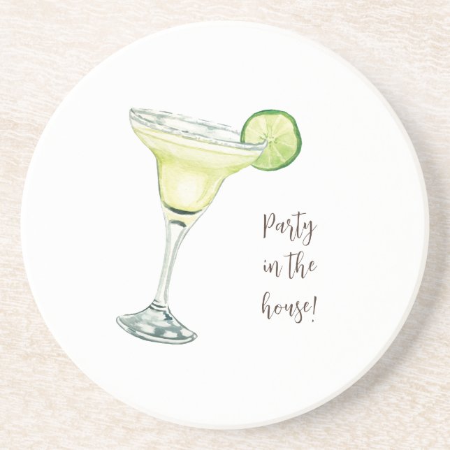 Party in the House Margarita  Coaster (Front)