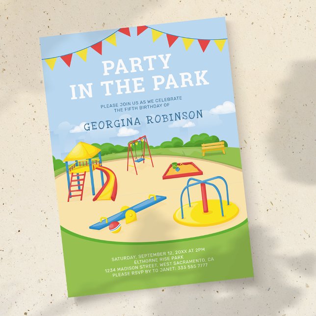 Party in the Park Birthday Invitation (Creator Uploaded)