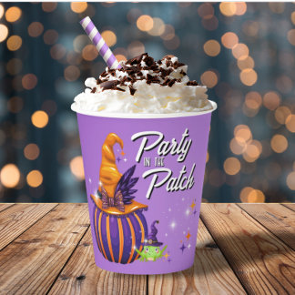 Party in the Patch Halloween Paper Cups