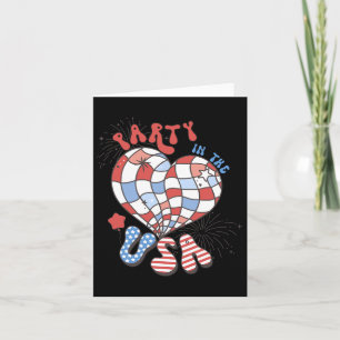Party In The Usa 4th Of July America Independence Card