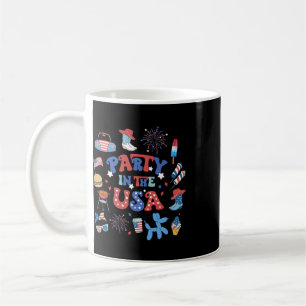 Party In The Usa 4th Of July American Patriotic Me Coffee Mug