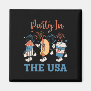 Party In The Usa 4th Of July Funny Party Usa Summe Magnet