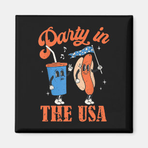 Party In The Usa 4th Of July Independence Day Usa Magnet