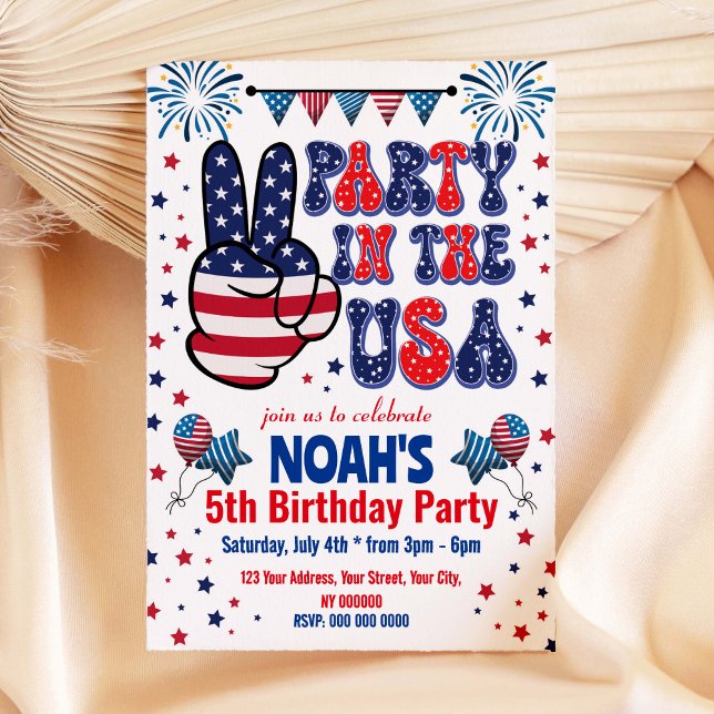 Party in the USA Birthday Invitation (Creator Uploaded)