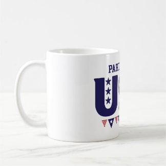 Party in the USA Mug with Flag - Funny Gift
