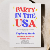 Party In The USA Retro 4th of July Party