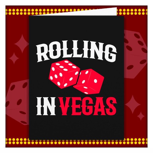 Party in Vegas Rolling in Vegas Las Vegas Card (Creator Uploaded)
