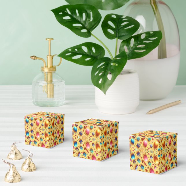 Party in Yellow Favour Box (Multiple)