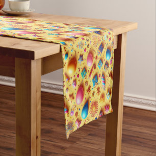 Party in Yellow Short Table Runner