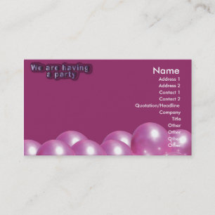 Party Invitation Card