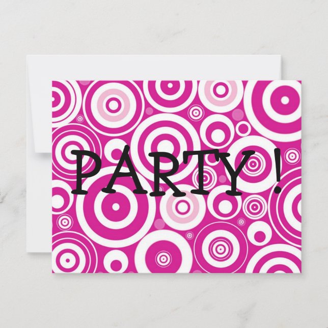 Party Invitation Cards (Front)