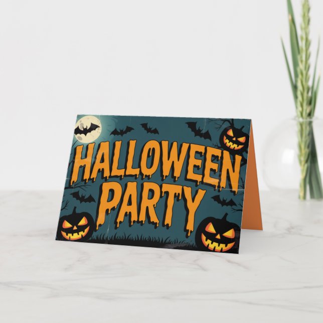 Party Invitation Halloween (Front)
