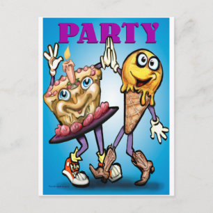 Party Invitation Postcard
