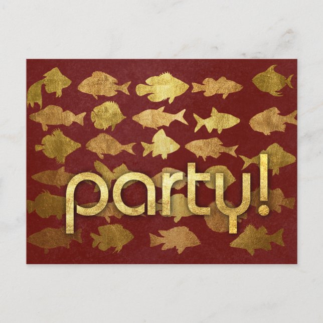 Party Invitation Postcard (Front)