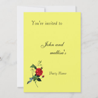 Party invitation, wedding, birthday, graduation, invitation
