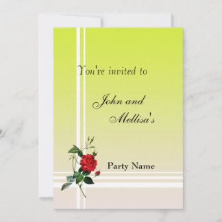 Party invitation, wedding, birthday, graduation, invitation