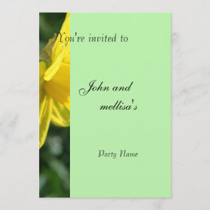 Party invitation, wedding, birthday, graduation, invitation