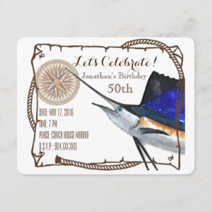 Party Invitation with Sailfish