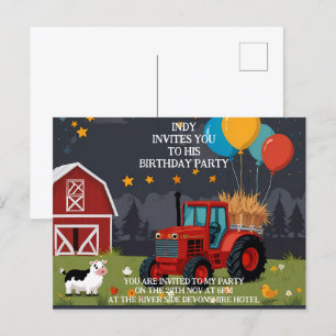 Party invitation you can personalise to your taste