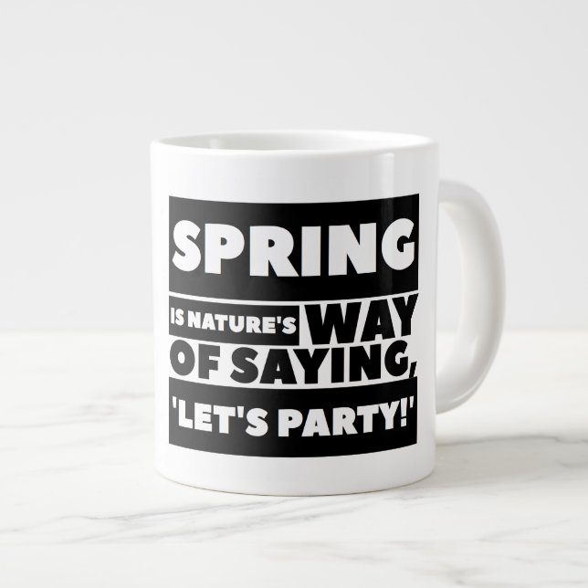 Party  Jumbo Mug (Front Right)
