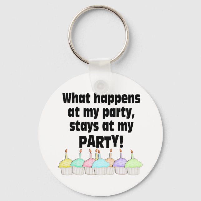 Party Key Ring (Front)