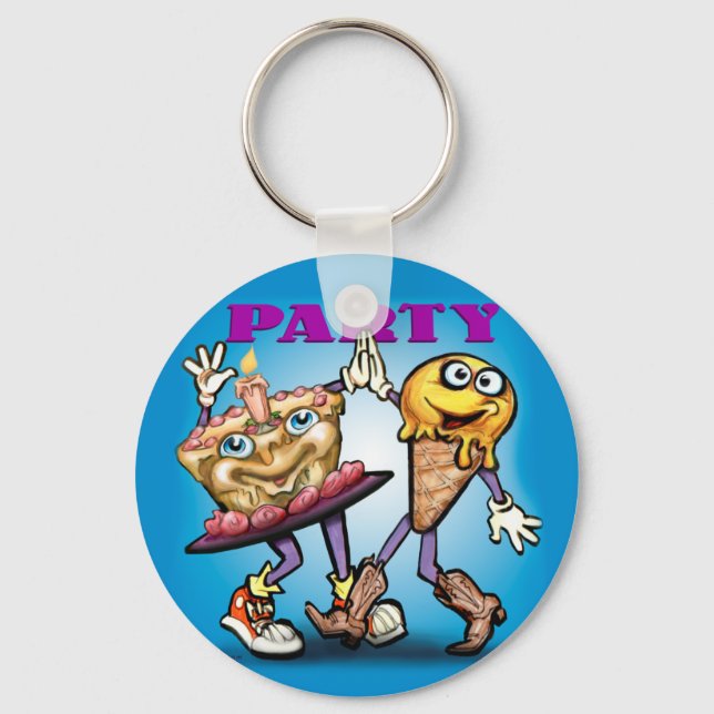 Party Key Ring (Front)