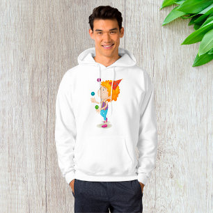 Party Kid Juggling Colourful Balls Hoodie