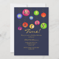 Party Lanterns Invitation