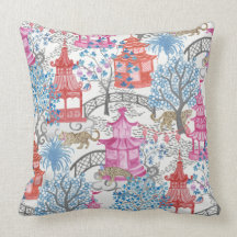 Party Leopards in the Pagoda Forest in Spicy Pink