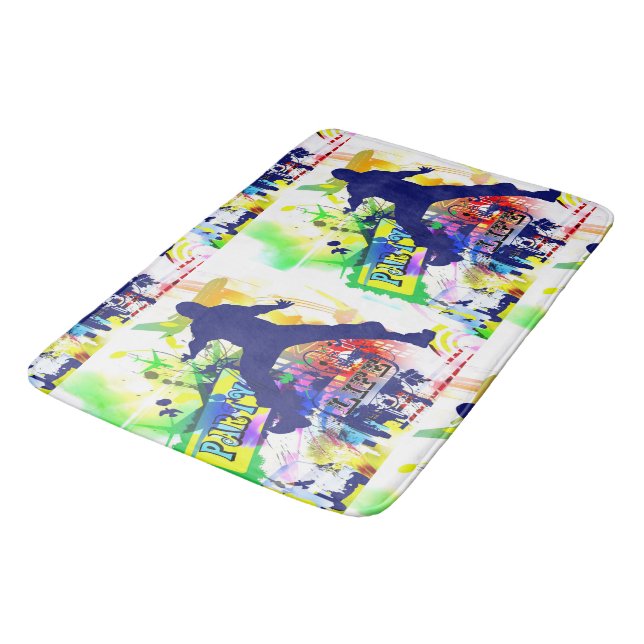 Party Life Dance Bath Mat (Angled)