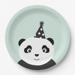 Party Like A Panda Paper Plate