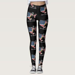 Party Like A Patriot Leggings
