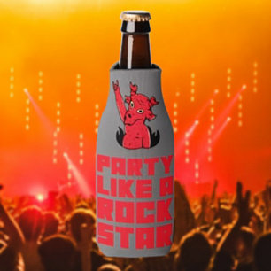 Party Like A Rockstar Bottle Cooler