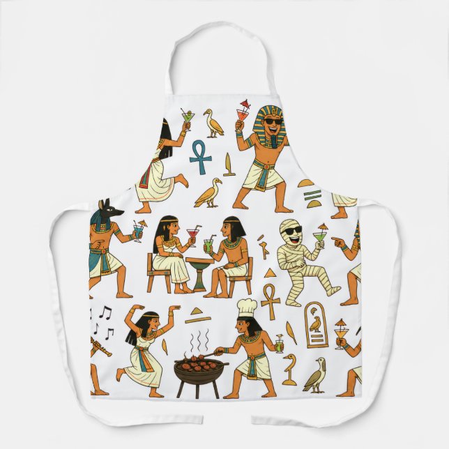 Party Like An Egyptian Apron (Front)
