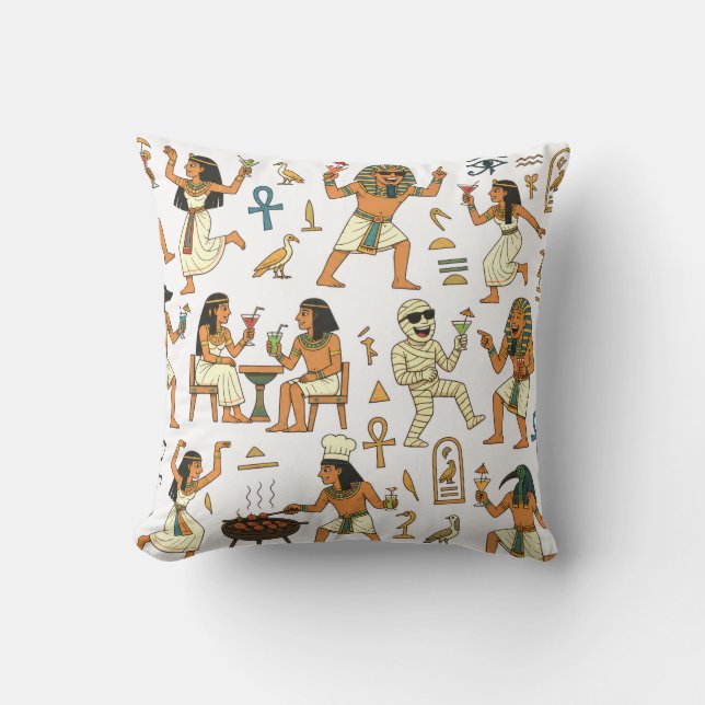 Party like an Egyptian Cushion (Front)