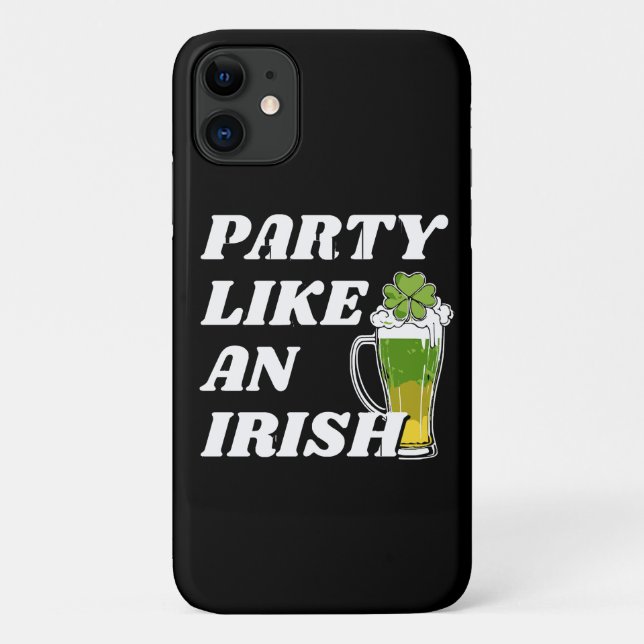 Party Like an Irish Case-Mate iPhone Case (Back)