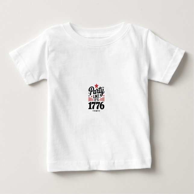 Party Like It’s 1776 | Funny 4th of July USA Tee (Front)