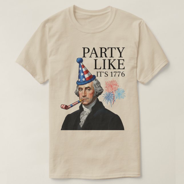 Party Like It’s 1776 T-Shirt (Design Front)