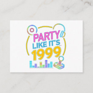 Party Like It’s 1999®™ – Electric Neon Soundtrack  Enclosure Card