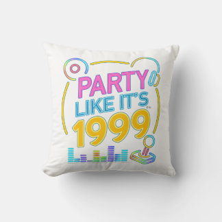 Party Like It’s 1999®™ – Neon Soundtrack Cushion