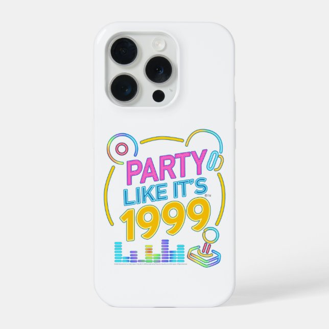 Party Like It’s 1999®™ – Neon Soundtrack iPhone Case (Back)