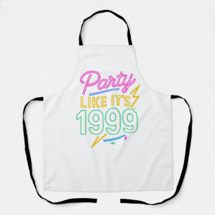 Party Like It’s 1999®™ – Neon Voltage Apron