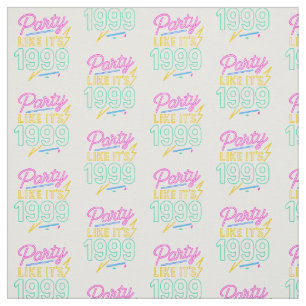 Party Like It’s 1999®™ – Neon Voltage Fabric