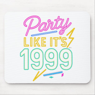 Party Like It’s 1999®™ – Neon Voltage Mouse Pad