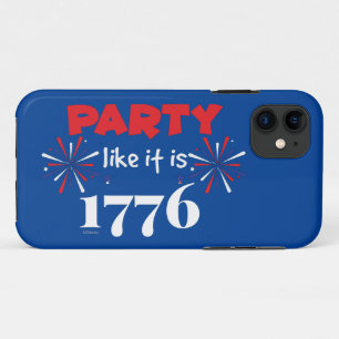 PARTY LIKE IT'S 1776 funny independence day Case-Mate iPhone Case