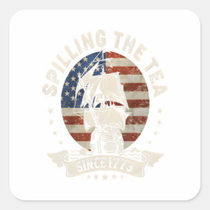 Party Like It's 1776, Independence Day, Party In T Square Sticker