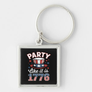 Party Like It's 1776 #JF0012 Key Ring