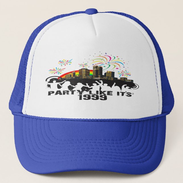 Party Like It's 1999® - Baseball Cap - Des 15 Part (Front)