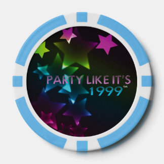 Party Like It's 1999® - Poker Chips - Design 11